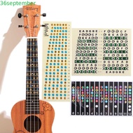SEPTEMBER Guitar Note Sticker Learning Musical Instrument Frets Note Decal Musical Scale Electric Gu