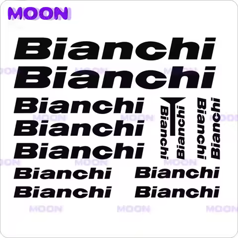 Fashion Letter Bianchi Car Stickers for Car Bumpers Bicycle Stickers Road Frame Mountain Bike Decora