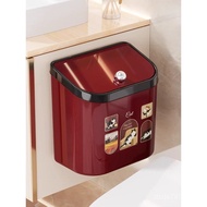 Basket Value Basket Waste High Kitchen Style Kitchen Wall-Mounted Trash Can Convenient Storage Large