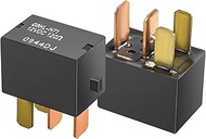 Yourkar 2 PCS Car AC Relay, G8HL-H71-12VDC 4 Pins AC and Starter Relay, Multiple Power Relay Assembl
