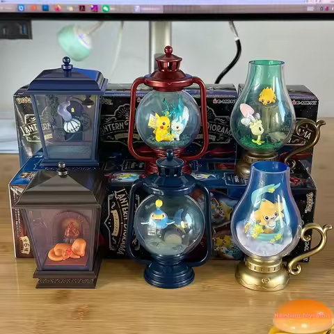 Re-Ment Pokémon LANTERN DIORAMA Pikachu Pachirisu Charmander Jirachi Chandelure Lantern Nemasyu Bach