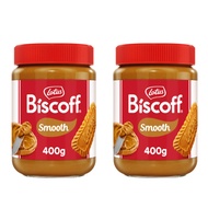 [2 JARS] LOTUS BISCOFF 400G SMOOTH SPREAD GLASS BOTTLE IMPORTED CARAMELISED BISCUIT SPREAD LOTUS BIS