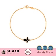 10K SAUDI GOLD Pawnable Pieris Butterfly Series Gold 10K Semar Nusantara Bracelet