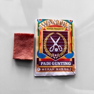 KATUN MERAH Wantex Maroon Red Brand Padi Gunting Wenter Textile Clothing Dye Red Abang Maroon Dark M