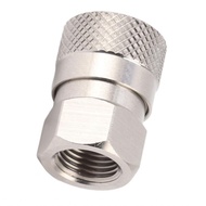 rubikcube-my CO2 Refill Adapter  Good Sealing Resistant Fine Polishing 1/8NPT Female Gas Charging Co