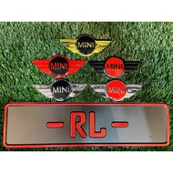 Mini Cooper Countryman Clubman R55 R56 R57 R60 F55 F56 F60 Front Emblem Rear Badge Trunk logo Sticke