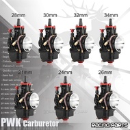 Universal PWK Carburetor 21 24 26 28 30 32 34 2T 4T 70cc to 350cc Motorcycle With Power Jet For Yama
