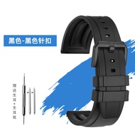 Dây Đeo Đồng Hồ Silicon Cho Phi Công IWC Pilot Mark XVIII Fighter Jet 20 21 22mm Phụ Kiện Đồng Hồ Ca