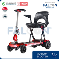 Solax Genie Automatic Folding Mobility Scooter - 4-Wheel Electric Scooter Personal Mobility Aid (PMA) for Elderly