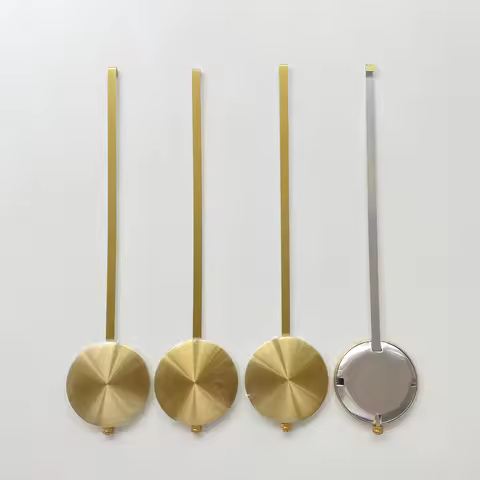 Metal Pendulum Bob Pendulum Swing Parts Gold Color For Grandfather Clock DIY Repair Replacement