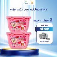 Viên giặt lưu hương 5 trong 1 Dr Natro 30 viên/ hộp làm sạch diệt khuẩn loại bỏ vết bẩn - em3natro