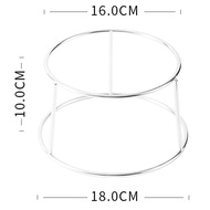 Seafood Plate Set Double Stainless Steel Snack Plate Afternoon Tea Cake
