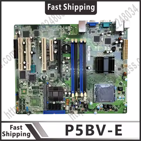 LGA 775 motherboard P5BV-E server and workstation GlobalMotherboard DDR2 8GB SATA 2 USB 2.0 VGA ATX 