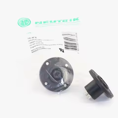 60pcs For Neutrik Brand NL4MPR NL4MD-V Speakon Connectors type nl4fx 4fc SOCKET for 4 Pole Plug Male