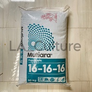 Pupuk Meroke NPK MUTIARA 16-16-16 50 Kg Kemasan Pabrik