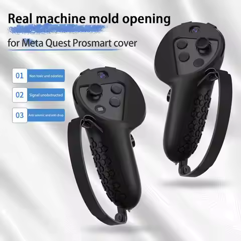 2Pcs VR Accessories Protective Cover For Mata Quest VR Touch Controller Case With Knuckle Strap Hand