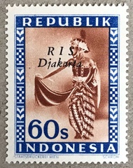PW569-PERANGKO PRANGKO INDONESIA WINA REPUBLIK 60s RIS DJAKARTA(H)
