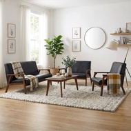 Furniture Direct NICO sofa set sofa kayu set sofa murah 3 2 1 wooden sofa set sofa murah
