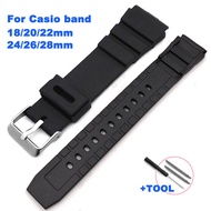 Silicone Strap for Casio G Shoc K Watch Band 18mm 20mm 22mm 24mm 26mm 28mm Watch for Men Waterproof Watchband Wrist Watch Bands for Woman Bracelet