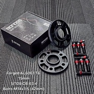 Wheel Spacer 15mm 5/108 CB:63.4 Bolts:M14x1.5  - Bonoss Spacer Kit