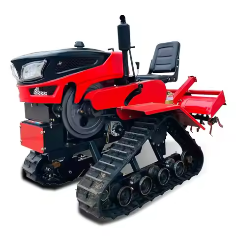 Customized 25HP Diesel Tiller Ditching Drainage Land Renovation Top Dressing