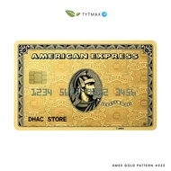 Amex gold pattern #023 / Dummy Credit Card / Fake Premium ID Card