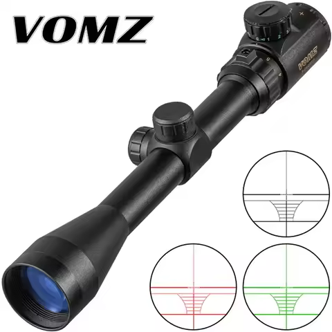 VOMZ 3-9x40 Scope EG Red / green Illuminated Hunting Scope Gold Optic Sight Hunting Scope