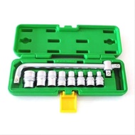 Tekiro socket set socket wrench set 10 pcs 1/ 2" 8-24mm plastic box