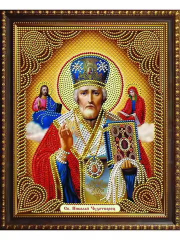 Icon Religious Diamond Painting of Orthodox Church, Mosaic Stitch Embroidery, Rhinestone Picture, Ho