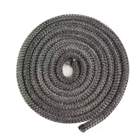Stove Fire Rope Black Wood Burning Stove 6mm 8mmm 2m Length Log Burner Door Seal High Temperature St