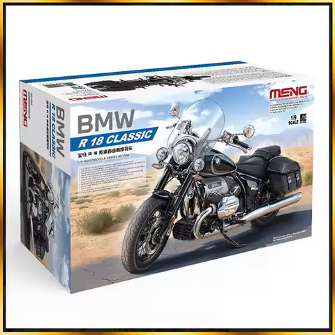 1/9 MENG BMW R18 MT-006 Inheritor Cruise Assembly Motorcycle Model Uncolored Collection Model Room O