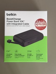 Belkin BoostCharge 10K 行動電源 （全新原裝行貨）