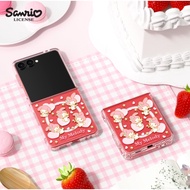 Sanrio clear magnet case for galaxy z flip 7 / flip7 casing