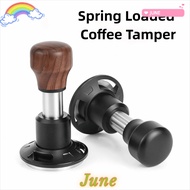 JUNE1 Espresso Tamper, Stainless Steel 58.5mm 53mm 51mm Spring Loaded Coffee Tamper, Constant Pressu