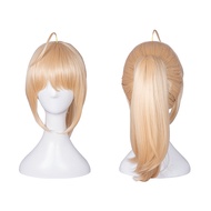 Fate/Zero Saber Cosplay Wig - Furry Milk Beige