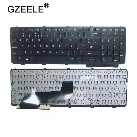 AR/RU/US English NEW Keyboard For HP ProBook 650 G1 655 G1 US With Frame Laptop Keyboard Black 73869