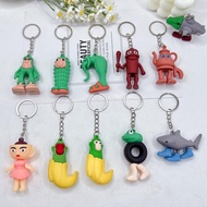 PVC Brainrot Tung Tung Sahur Keychain Tralalero Tralala Doll Italian Brainrot Funny Kids Gift decfey