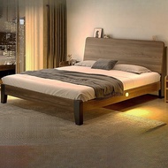 Bed Frame Modern Single Bed Super Single Bed Solid Wood Household Economy Bed Frame