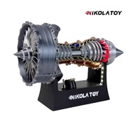 Engine Model Aviation Engine Creative Ornaments Black Technology Vortex Fan NIKOLATOY Airplane Engin