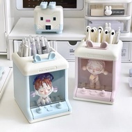 New Pen Box Cosmetic Brush Doll Display Cabinet Show Model