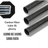 Carbon Tube 3k 20mm x 16mm OD 20mm ID16mm carbon fiber hollow pipe Glossy wing Tube RC
