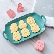 角落生物 曲奇模具 三文治模具 cookie cutter 6件 粉紅色 Sumikko Gurashi (角落小夥伴)