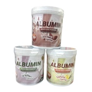 ALBUMIN WHITE EGG POWDER 400 Grams 3 Flavors Protein Quality From Whites