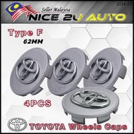 Toyota 57mm 62mm Rim Cap Vios Avanza Innova Camry Alphard Sport Rim Centre Cap