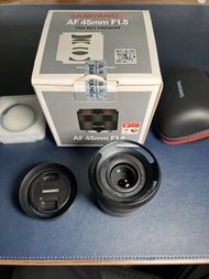Samyang AF 45mm F1.8 鏡頭 e卡口 支持 Sony a7c a7 系列 已貼3M保護貼