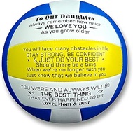 Uloveido Indoor Outdoor Sports Balls to My Daughter Volleyball for Girls Women Volleyball Gift from 