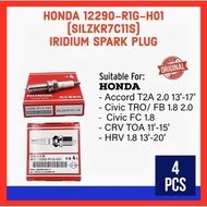 ORIGINAL HONDA IRIDIUM SPARK PLUG 12290-R1G-H01 [SILZKR7C11S] HRV 1.8 T7A / CIVIC TRO,FB,FC 1.8 / AC