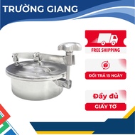 MTAi stainless steel 316L horizontal bar microbiological tank lid (DN200-DN600)