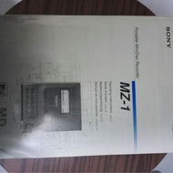 Sony MD MZ-1 說明書