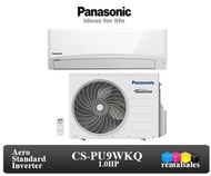 PANASONIC CS-PU9WKQ 1.0hp Aero Standard Inverter Split Type Aircon